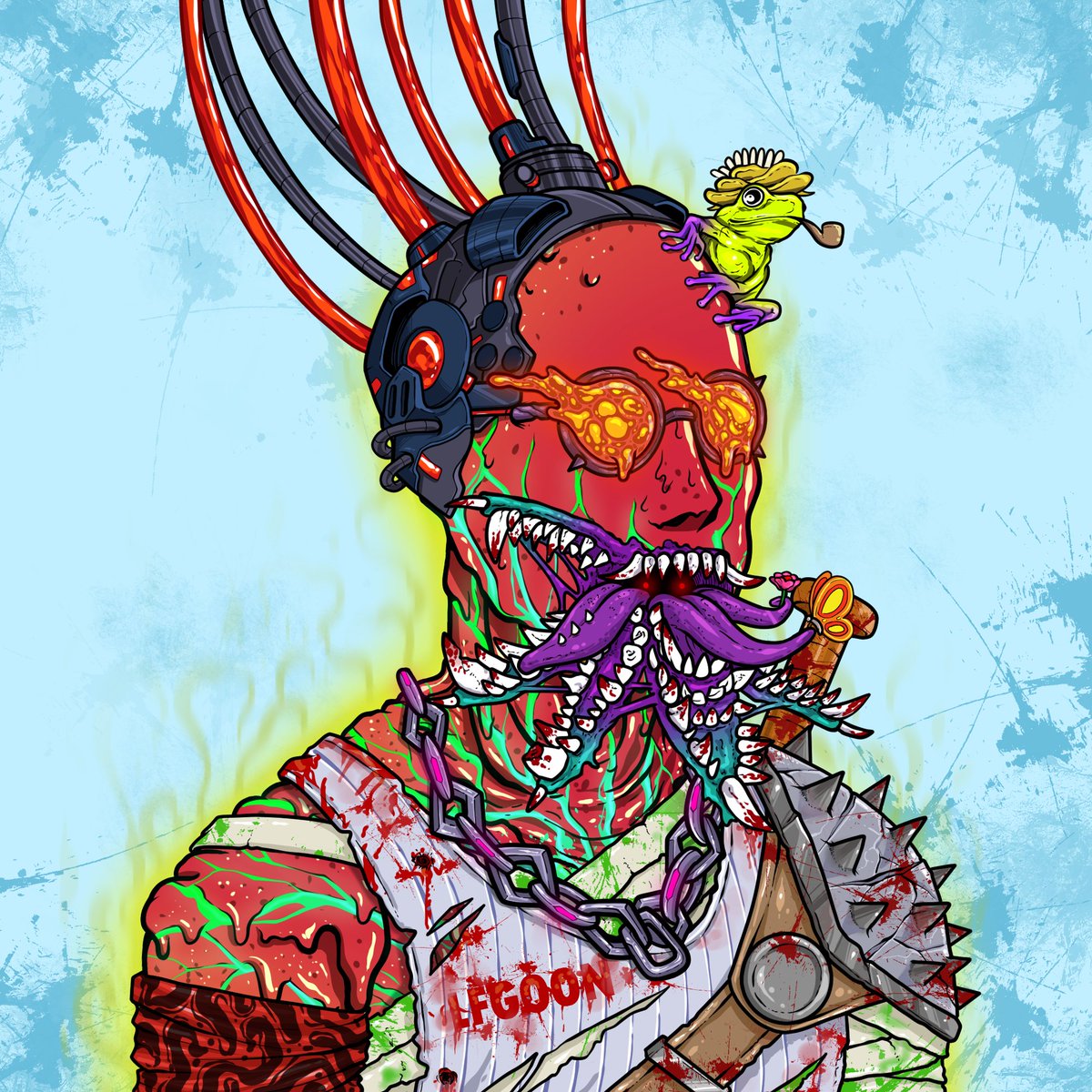 AsteriosPolitis's tweet photo. Done with Goonification, so much pleased with the result!! 🤑
Which Goon is your favorite? 👀 
@SlimeGoonsNFT  👈 @Belmontxbt 🙌🙌🙌
#Goonification #GOONSTAKEOVER #NFTCommunity #Solana #solanaNFTproject https://t.co/XIdnOawI6b