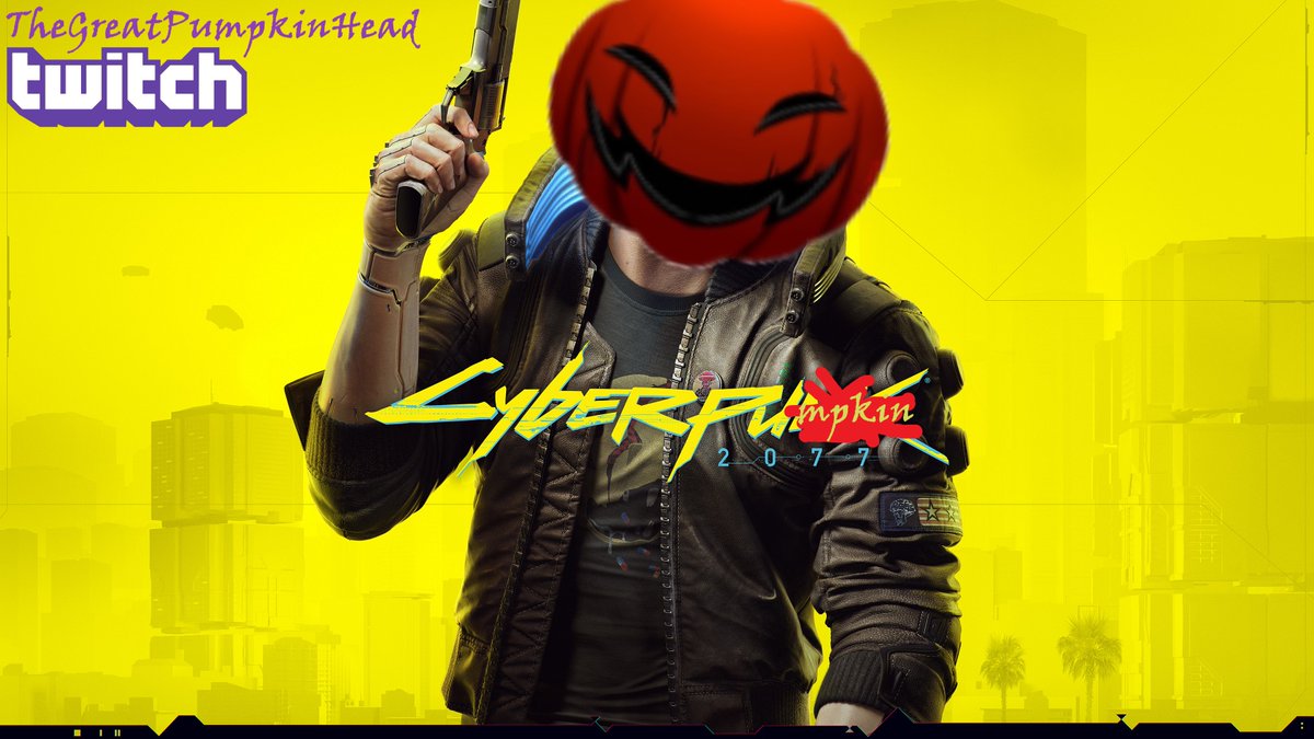 Pumpkinhead197's tweet photo. We're doing this. https://t.co/cn8Q2r6UL0 #Cyberpunk2077 #CyberpunkEdgerunners #TwitchAffliate #twitch https://t.co/pErvE9zXSY