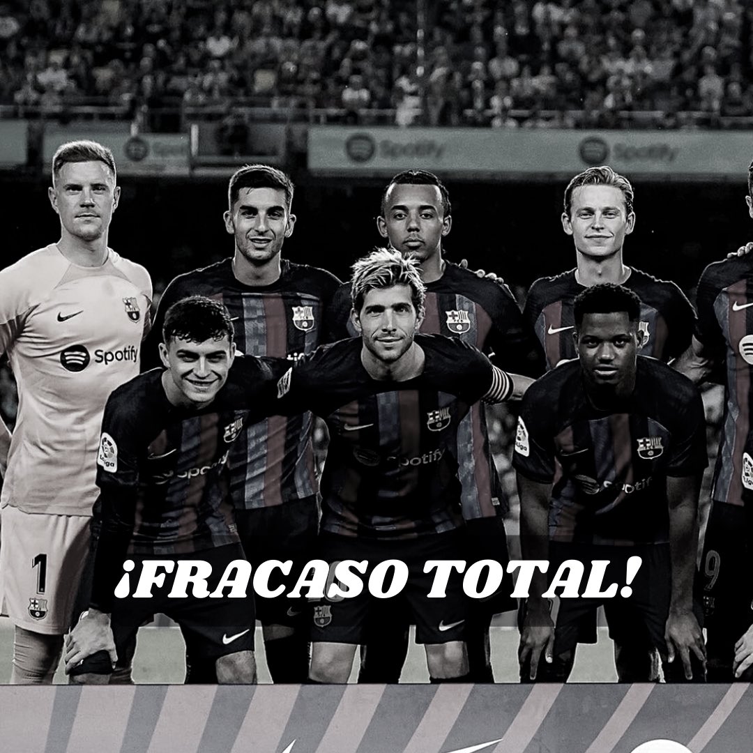 #FCBarcelona ¡EL DECLIVE DE LA ERA POST MESSI!🤯💔

<a href="/FCBarcelona_es/">FC Barcelona</a> queda eliminado de la #ChampionsLeague tras perder contra el Bayern. 

Xavi únicamente ha ganado 1 de 7 partidos disputados en esta competencia. Ahora a pelear la #EuropaLeague 

¿Qué se debe de hacer?🤔⬇️