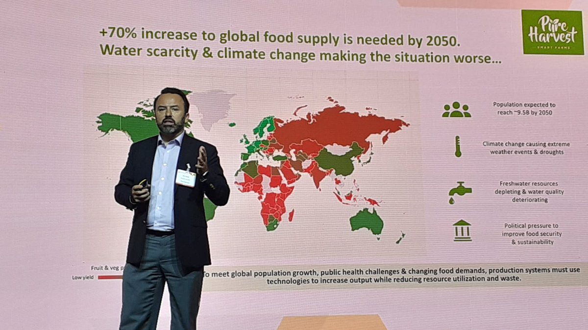 Sky Kurtz, Founder &amp; CEO of <a href="/PureHarvestSF/">Pure Harvest Smart Farms</a> presents the CEA landscape in Asia and the possible benefits for the agri-food landscape in growing the #CEA movement. Significant growth potential exists across Asia, with appropriate investment &amp; infrastructure.
#APACAgriFood