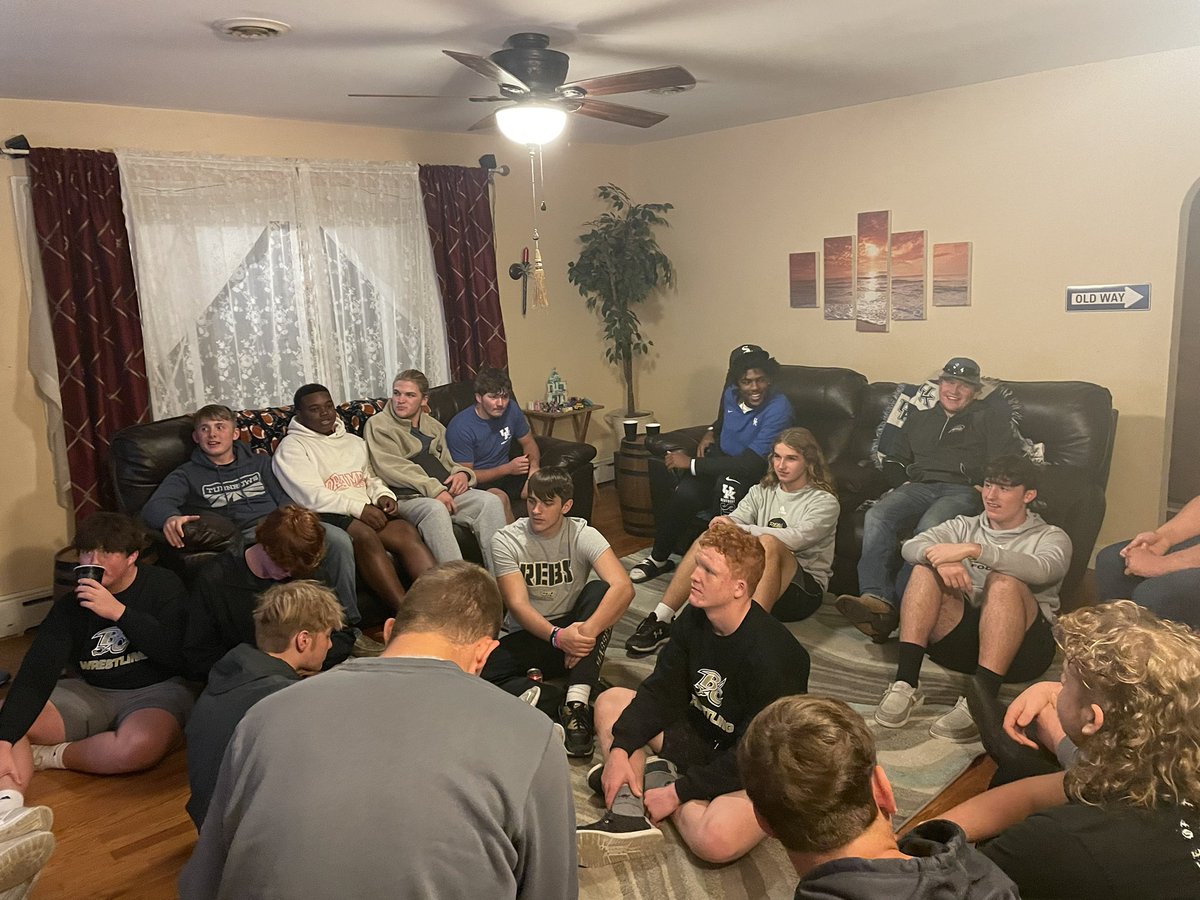 coach_singleton's tweet photo. We love opening our doors to this group of @BCRebelFootball big skill. This is a special group of men and we are excited for another chance to compete this Friday! #GoRebels #movepeople #LeaveNoDoubt https://t.co/gwXtgUDszx
