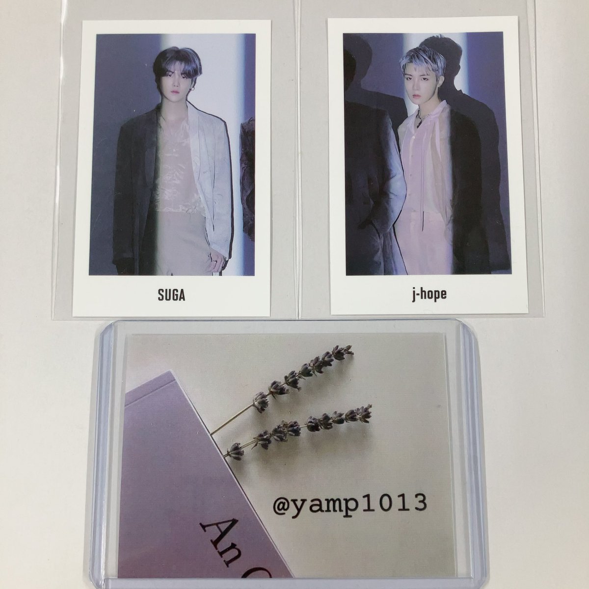 yamp1013's tweet photo. 2022 BTS EXHIBITION
PROOF in TOKYO 
LUCKY DRAW ラキドロ 交換

譲）SUGA ユンギ 
        j-hope ホビ

求）Jimin ジミン

折れ対策＋防水対策で
同日発送にて交換可能な方が
いらっしゃいましたら
是非よろしくお願いいたします🍀 https://t.co/YJMCwzYNHg