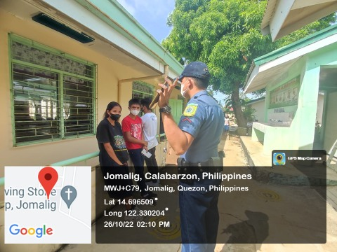 JomaligP's tweet photo. Dialogue

On October 26, 2022, at about 02:10 in the afternoon personnel of Jomalig MPS under the supervision of  PLT ROLDAN F GALLENERO, ACOP, conducted dialogue to the KKDAT members of  Brgy. Talisoy Jomalig, Quezon regarding on Anti- Illegal Drugs Campaign. https://t.co/Nk5fpzalMD