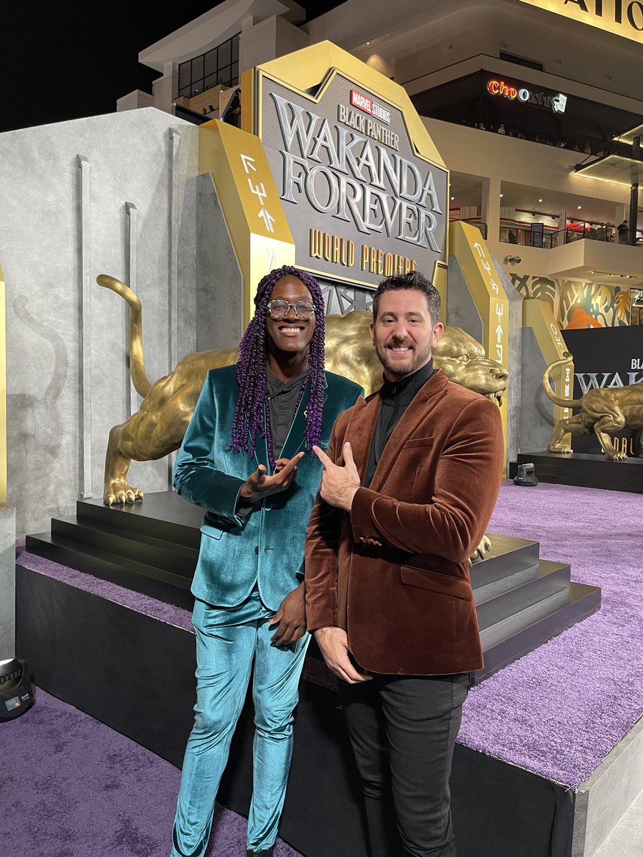 Aaron & BD have officially made it! #BlackPanther #WakandaForever