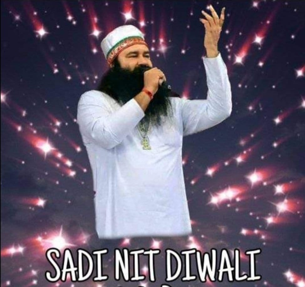 Saint Gurmeet Ram Rahim Ji chose it as the medium to share spiritual messages among all. So on the occasion of Diwali, he released a song #SadiNitDiwali which went viral with such a craze that within two days it has crossed 10 million views. youtu.be/tG1fc5ePdwg