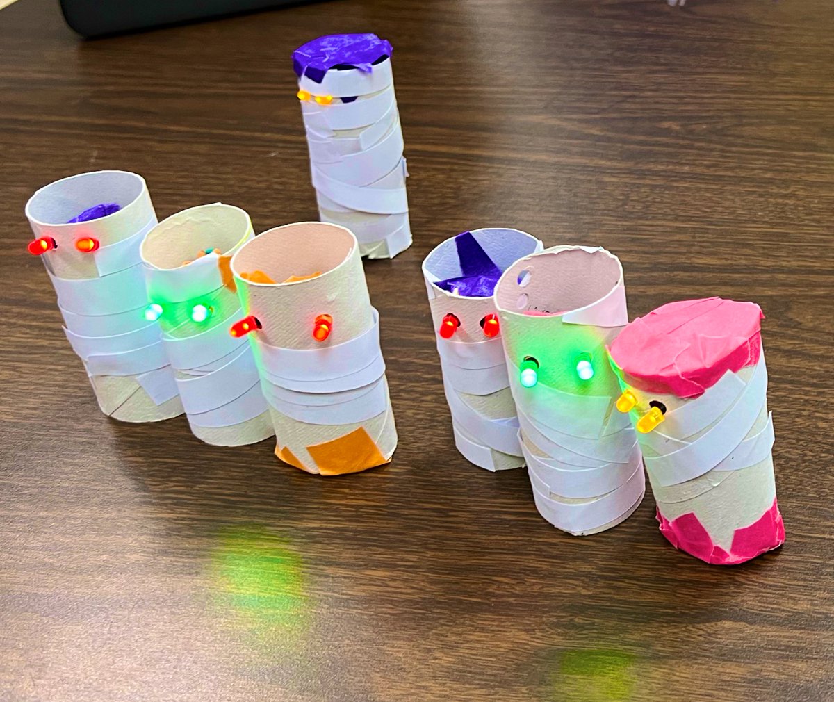 O. Idrogo (@oidrogostem) on Twitter photo 5th graders <a href="/NISDFernandez/">Fernandez Elementary</a> have been learning about circuits so they created a Mummy with glowing circuit eyes in STEM. <a href="/NISDSTEMLabs/">NISD STEM Labs</a> 5th graders <a href="/NISDFernandez/">Fernandez Elementary</a> have been learning about circuits so they created a Mummy with glowing circuit eyes in STEM. <a href="/NISDSTEMLabs/">NISD STEM Labs</a>