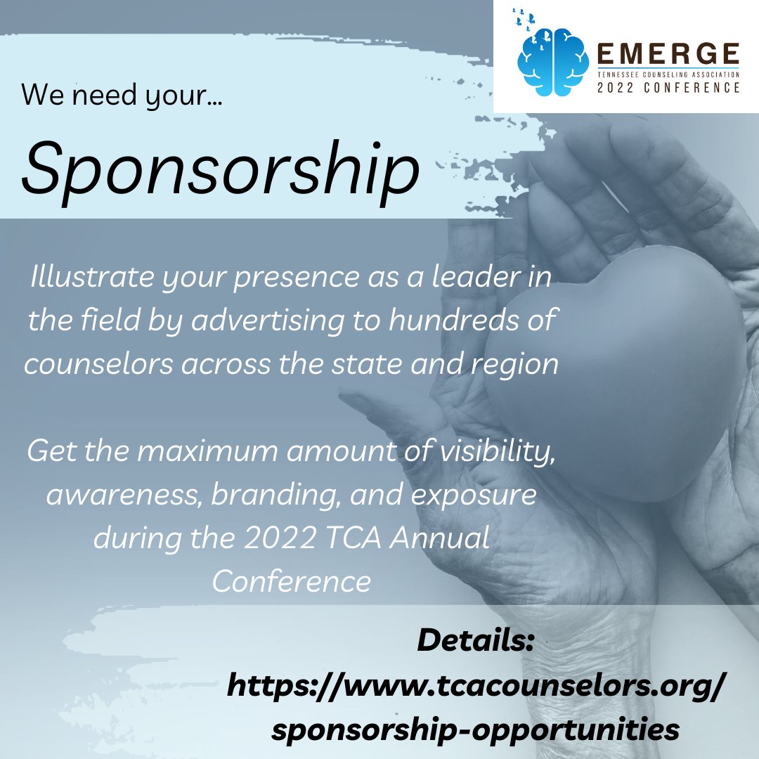 We are looking for Sponsors for our upcoming Conference!  tcacounselors.org/sponsorship-op…