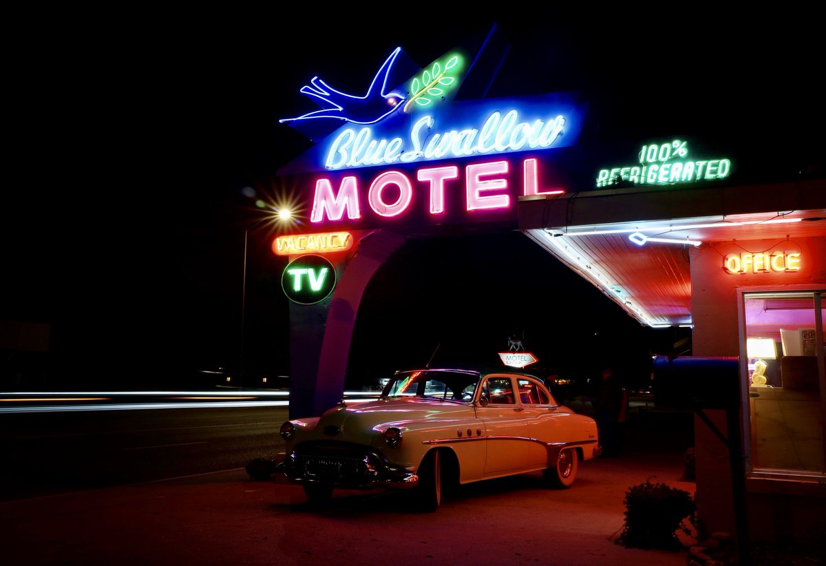 Made it to #blueswallowmotel #route66 #NewMexico