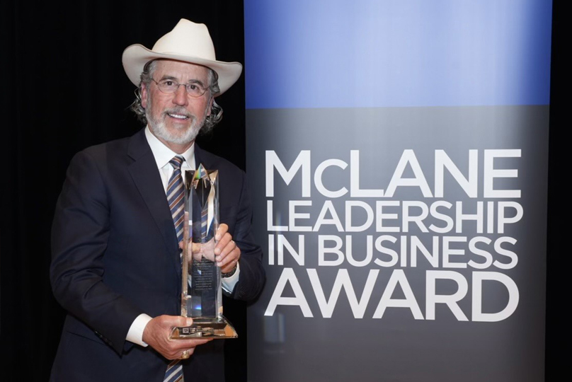 Thank you, Arch “Beaver” Aplin, for visiting the <a href="/BushSchool/">The Bush School, TAMU</a> at <a href="/TAMU/">Texas A&M University</a>! Aplin, the founder of <a href="/bucees/">Buc-ee's Beaver</a>, received the 2022 McLane Leadership in Business Award Wednesday night, sponsored by Drayton McLane Jr. and hosted by the Bush School’s <a href="/MosbacherTAMU/">Mosbacher Institute</a>.