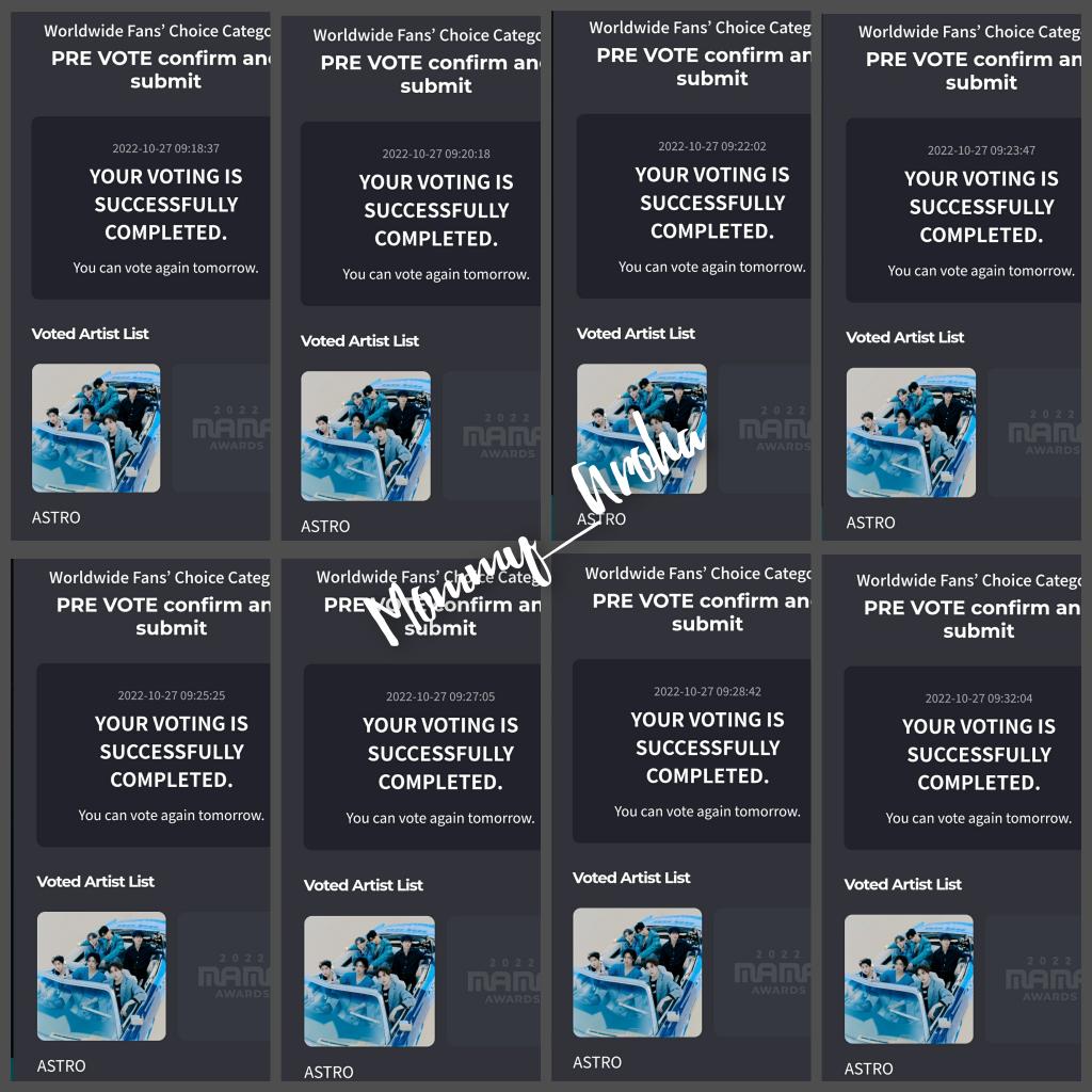 I vote for #astro #MAMAVOTE #MAMAVOTE2022