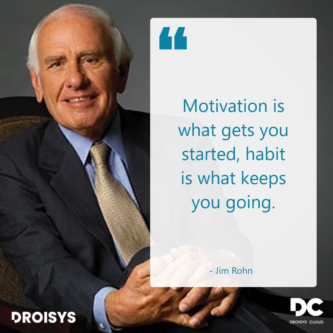 Droisys's tweet photo. #Droisys #MotivationalThursday #Inspirationalquotesoftheday #Jim_Rohn #Life https://t.co/VNmHv3txfg
