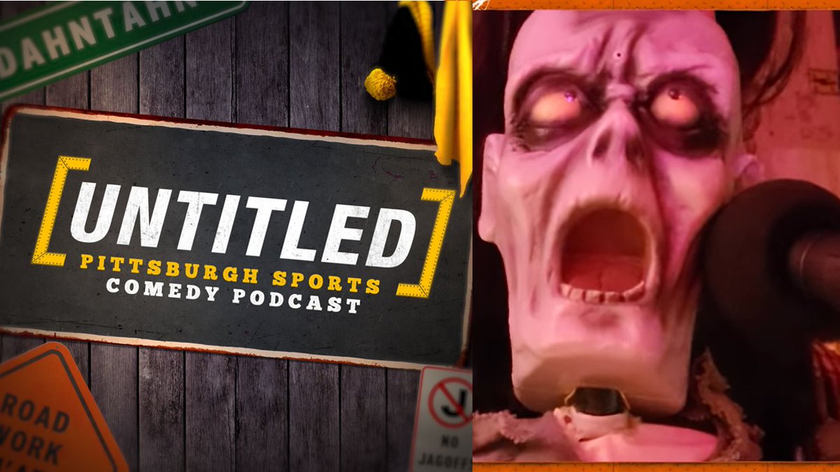 BRNPodcasts's tweet photo. It's an Untitled Pittsburgh Spooktacular, as scary as the Steelers offense. Join @DickAndSauce &amp; @BindleyHardware before the zombie apocalypse. @Benstonium @BRNPodcasts 

Watch the new episode on YouTube
https://t.co/EU9bkzml7v https://t.co/Av3skBLmFx