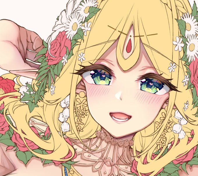 白目まで塗った～～#エルフさん3進捗 