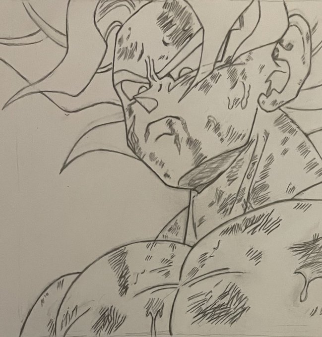 ペン入れして塗ります😊
レジェンズの色塗りは少し休憩😌
#模写 