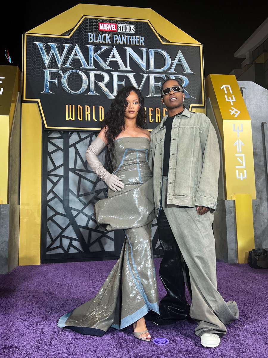 Marvel's tweet photo. 👀 @rihanna #WakandaForever https://t.co/ayvB2s96hR