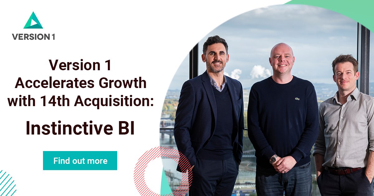 📣We’re delighted to announce our 14th acquisition - the Edinburgh-founded data heroes, Instinctive BI. We’re looking forward to joining forces to solve our customers’ top data challenges together. View full announcement: bit.ly/3SH3Cp9 #TechNews