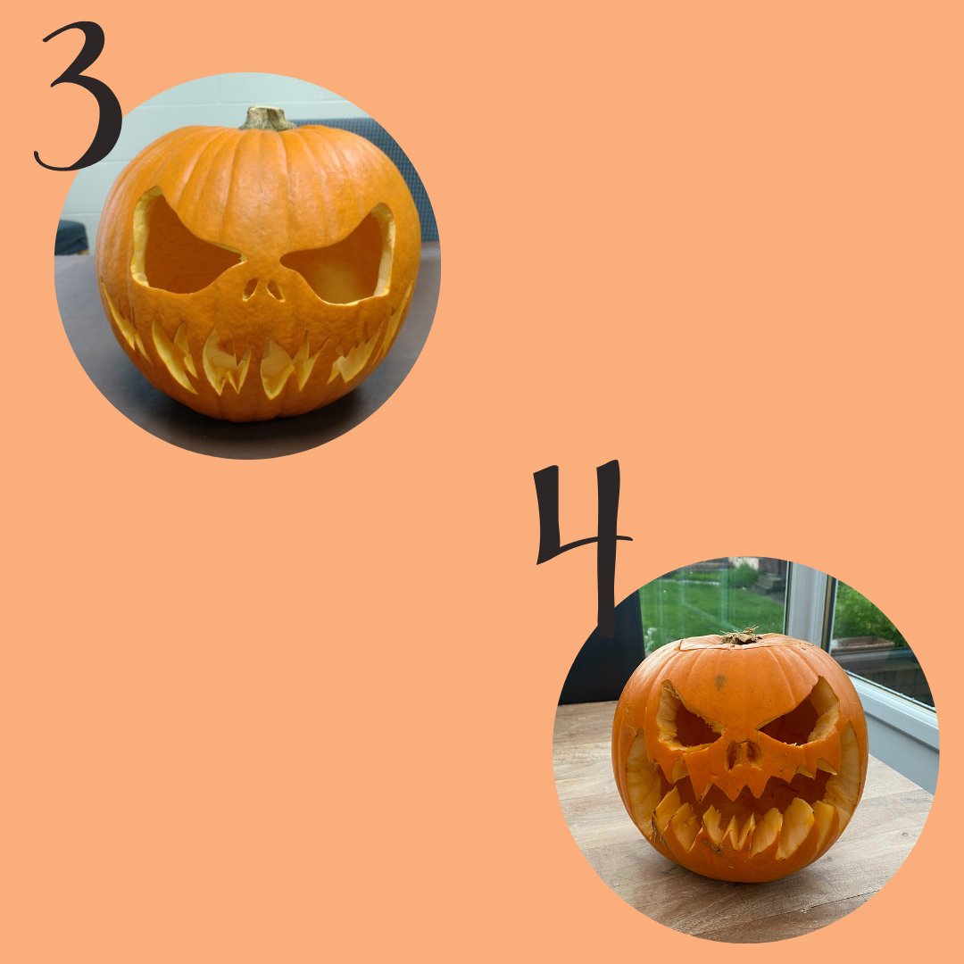 InventDesignB's tweet image. Halloween is just round the corner!👻

The team at Invent Design Build are taking part in a pumpkin carving competition🎃

Comment below which pumpkin is the best! The winner will be announced on the 31st 

#halloween2022 #pumpkins #competition #pumpkinspice #InventDesignBuild