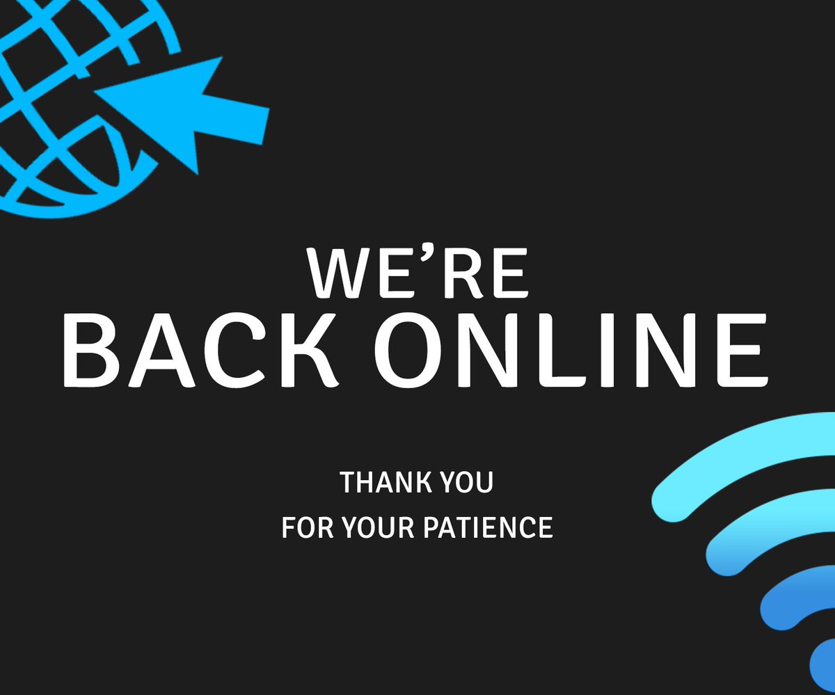 Good Morning, we are pleased to say that nearly all the issues with our systems have been resolved thank you for your patience!