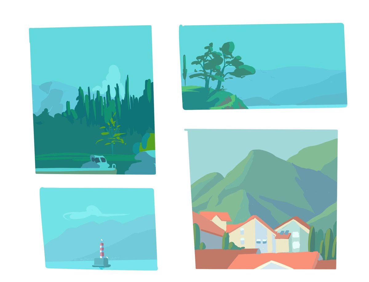 Mini Plein air last evening