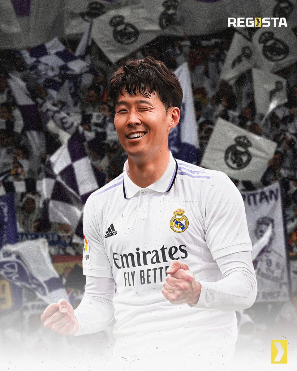 registaco's tweet photo. 🚨Heung-min Son ke Real Madrid? 🚨

Don Carlo katanya ngebet pengen datengin Son ke Real Madrid. Meskipun Spurs gak mau jual Son, tapi kalo musim ini gagal berprestasi, apakah Son akhirnya luluh dan pindah ke Los Blancos?

Gimana menurut lo? 🇰🇷🇰🇷🇰🇷 https://t.co/Psa7HPqwrd