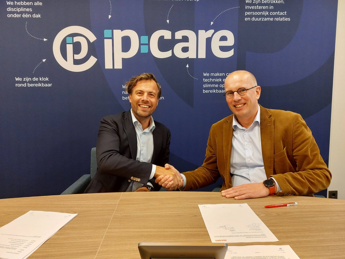ascom_nl's tweet image. Wat een mooie volgende stap in ons #partnerprogramma. Onze partner IP Care is officieel gestart als Ascom Certified Solution Partner+. Als CSP+ levert, installeert en onderhoudt IP Care vanaf nu ook #zorgdomotica van Ascom. Lees verder: ascom.com/.../ascom-zet-… #CSP+