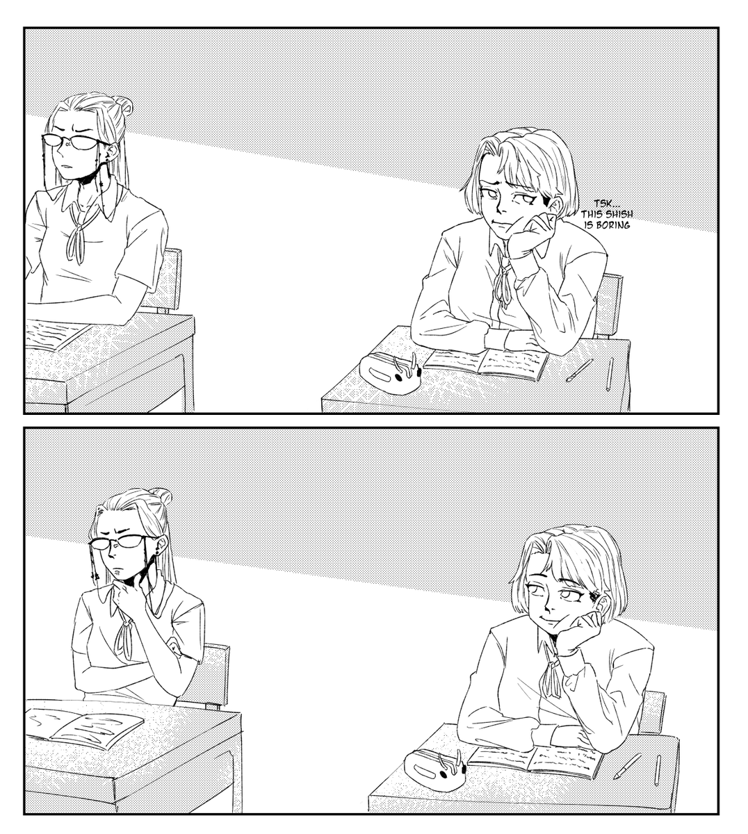 aoma0_0's tweet photo. AAAAAAAAAAAAAA I FINALLY FINISHED THIS EXTRA OMG, HERE!! 
Hope you'll like it hehehehehe, now I need to work on a full story damn, but will make extra's to try some things ehhehe
I also uploaded it on webtoon:
https://t.co/ZHKOqCyBnk https://t.co/eIgcvuDIU6