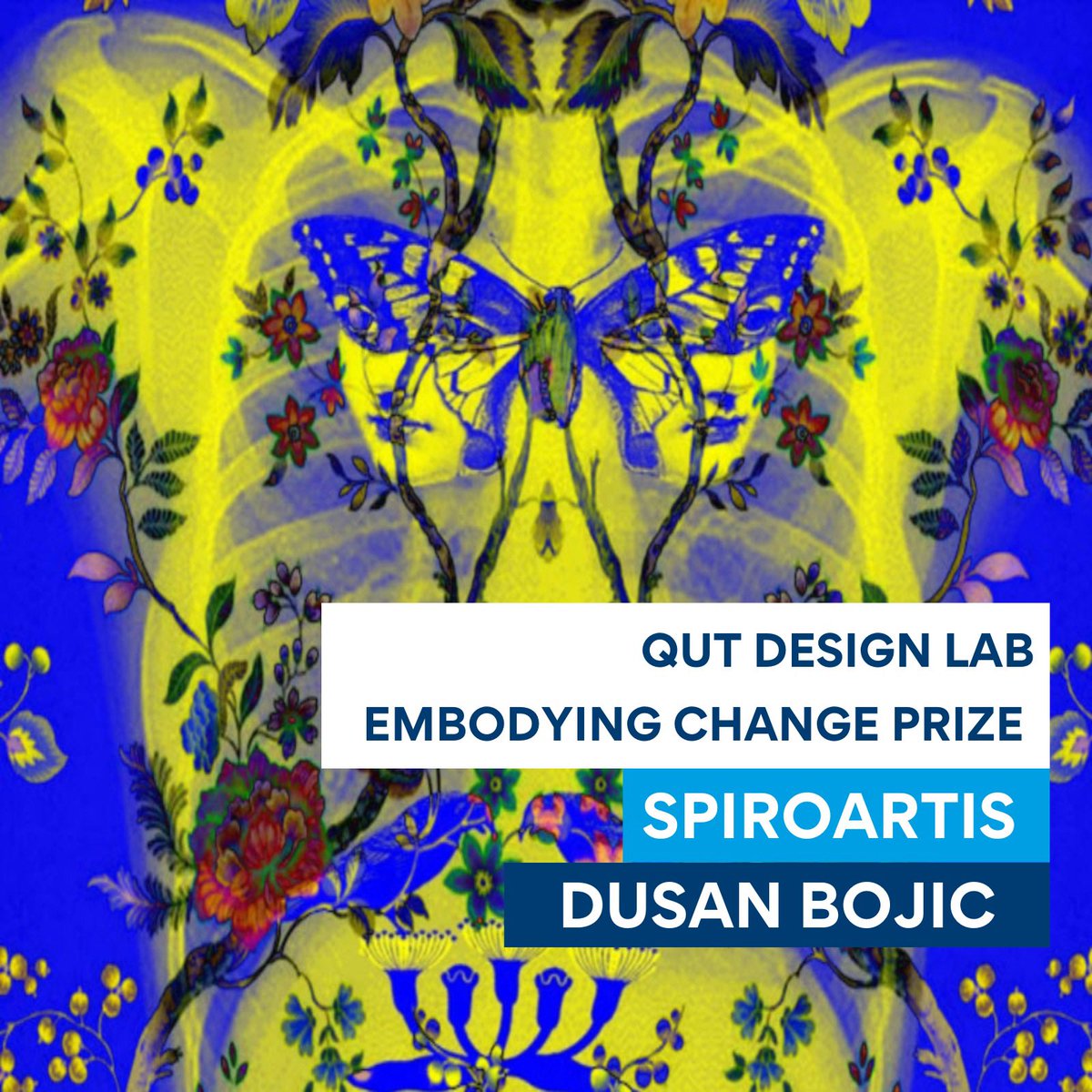 .@QUTdesign PhD student Dusan Bojic wins the QUT Design lab-embodying change prize with his SpiroArtis artwork #QUTResearchInFocus #QUTResearch