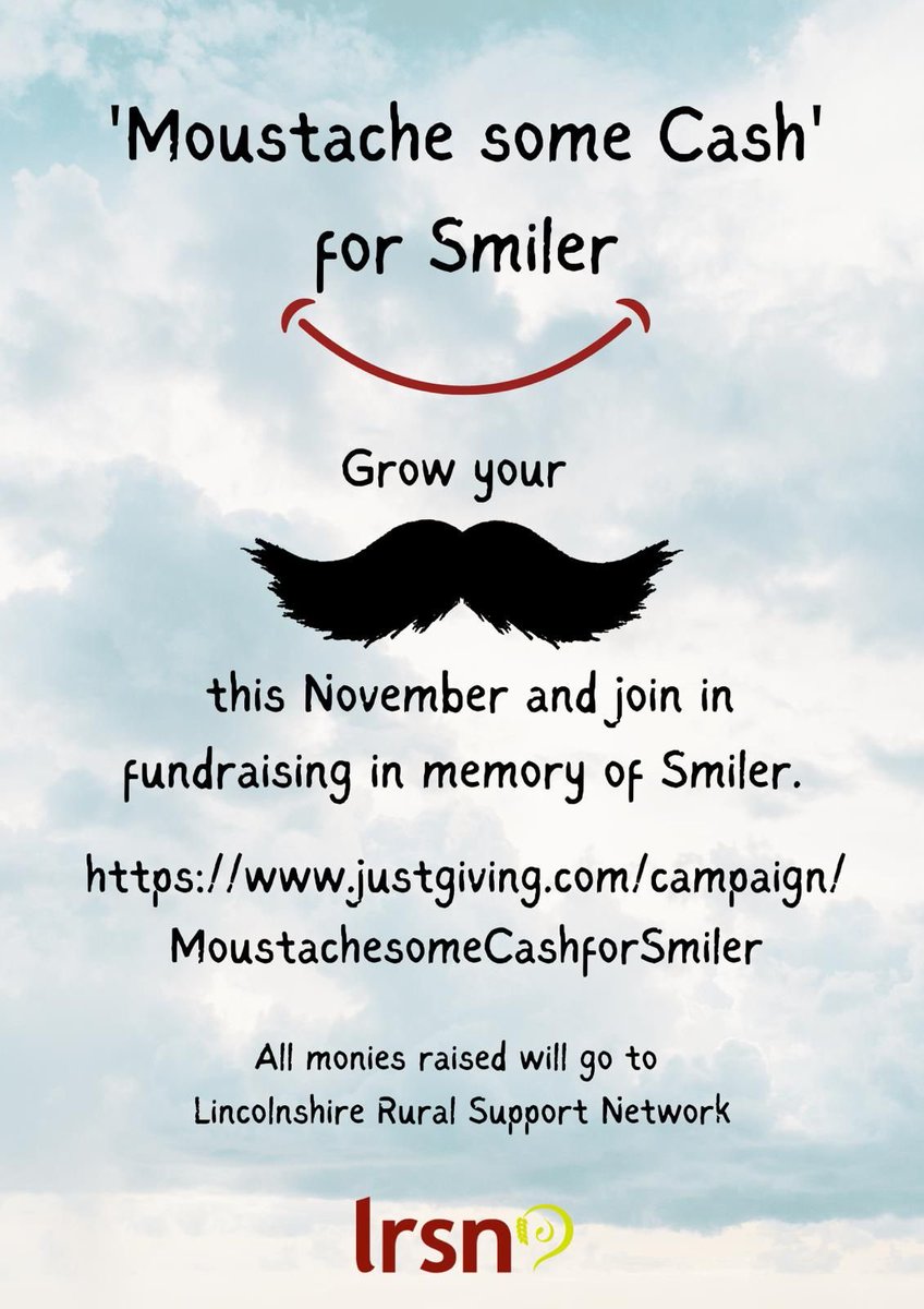 FarmerBennyBoy's tweet photo. A great Charity and what better way to raise awareness and promote ⁦@Lincsruralhelp⁩ whilst remembering Smiler. Just do it 🥸 https://t.co/Wov2HL03cA