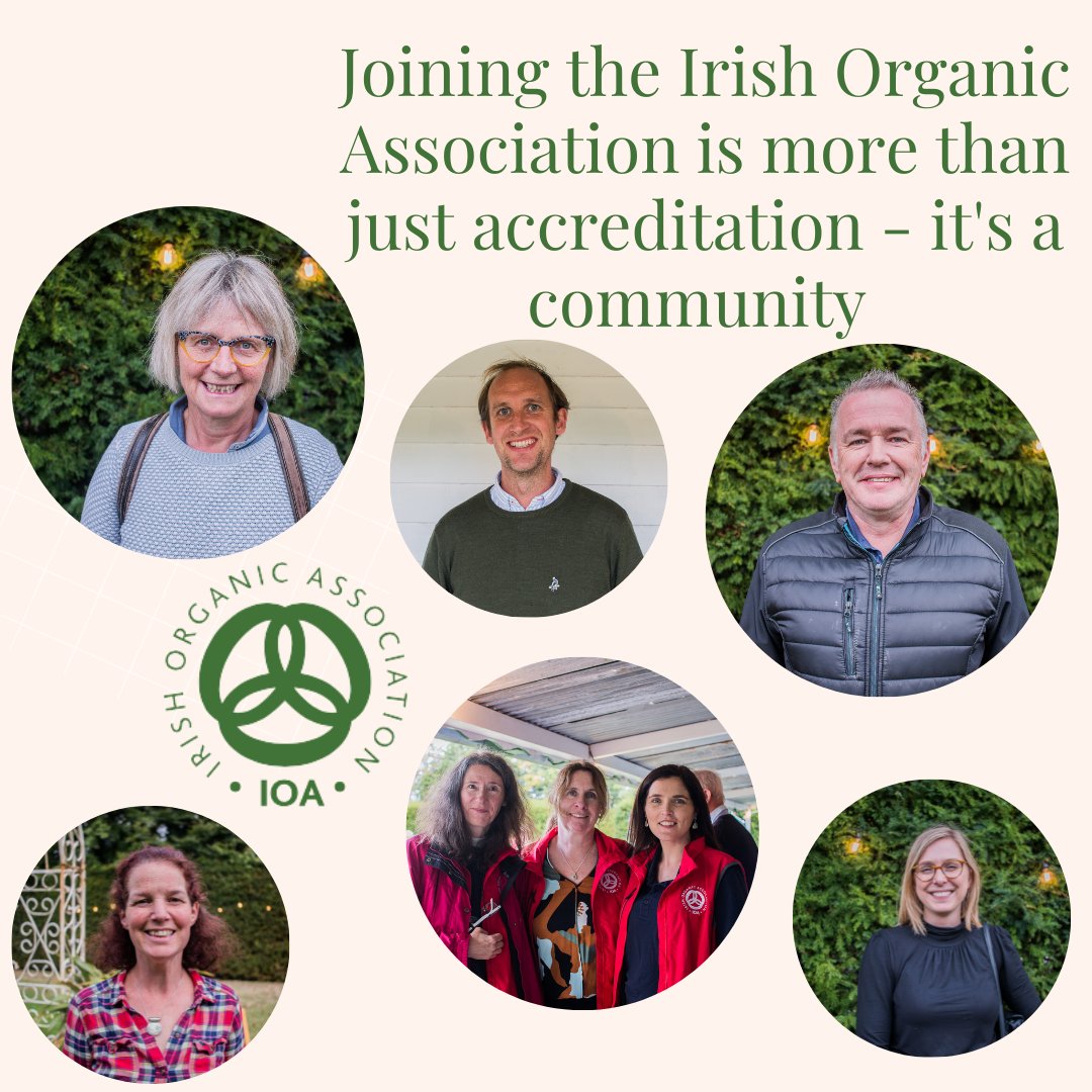 The Irish Organic Association is more than an accreditation - it's a community full of thriving members who are here to offer advice, help and a friendly ear. There's never been a better time to join us. #organicmatters #organic4everyone #demandorganic
