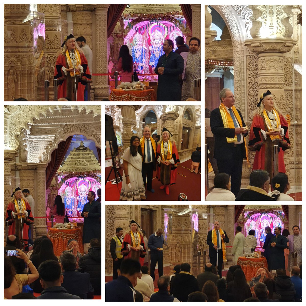 InsightNLon's tweet photo. Great to meet @BobBlackman & the Mayor of Harrow @MoteJanet at 11th & final stop of the #TourofTemple (aka Yatra) #EalingRoadMandir the #Sanatan temple with @anjanapatel01 #PriteshPatel #SamSumaria @hiteshkkaria @ramjichauhan @kdrabadia5 @GovindBharadia #NutanVarshaAbhinandan https://t.co/iVsZpyUAyJ
