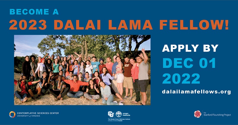 Dalai Lama Fellowship Programme for Emerging Social Changemakers 2023 zpr.io/Q4mZi7GsEXpr