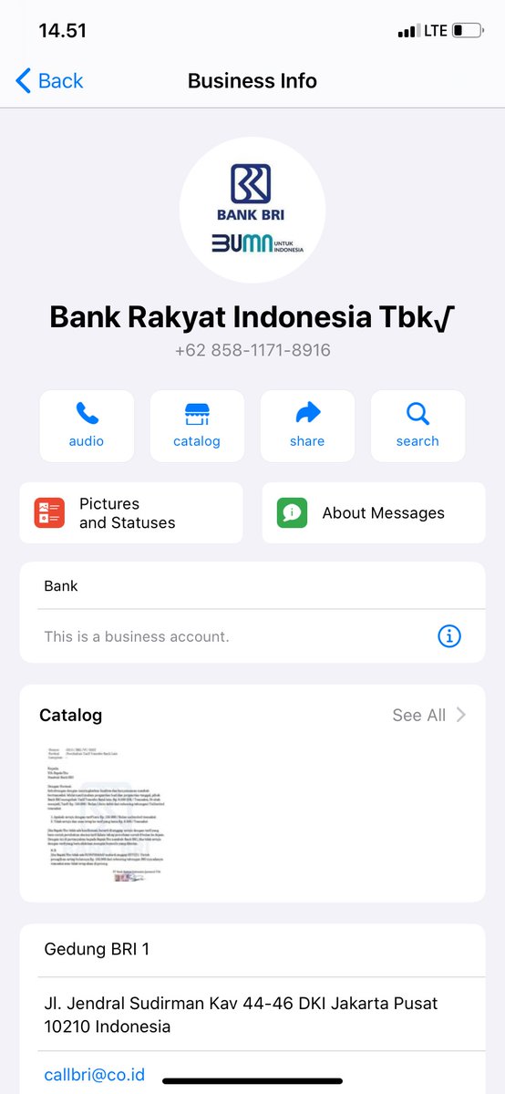 RafiDj_F's tweet photo. @kontakBRI Ini minn https://t.co/pEu1f7enXF