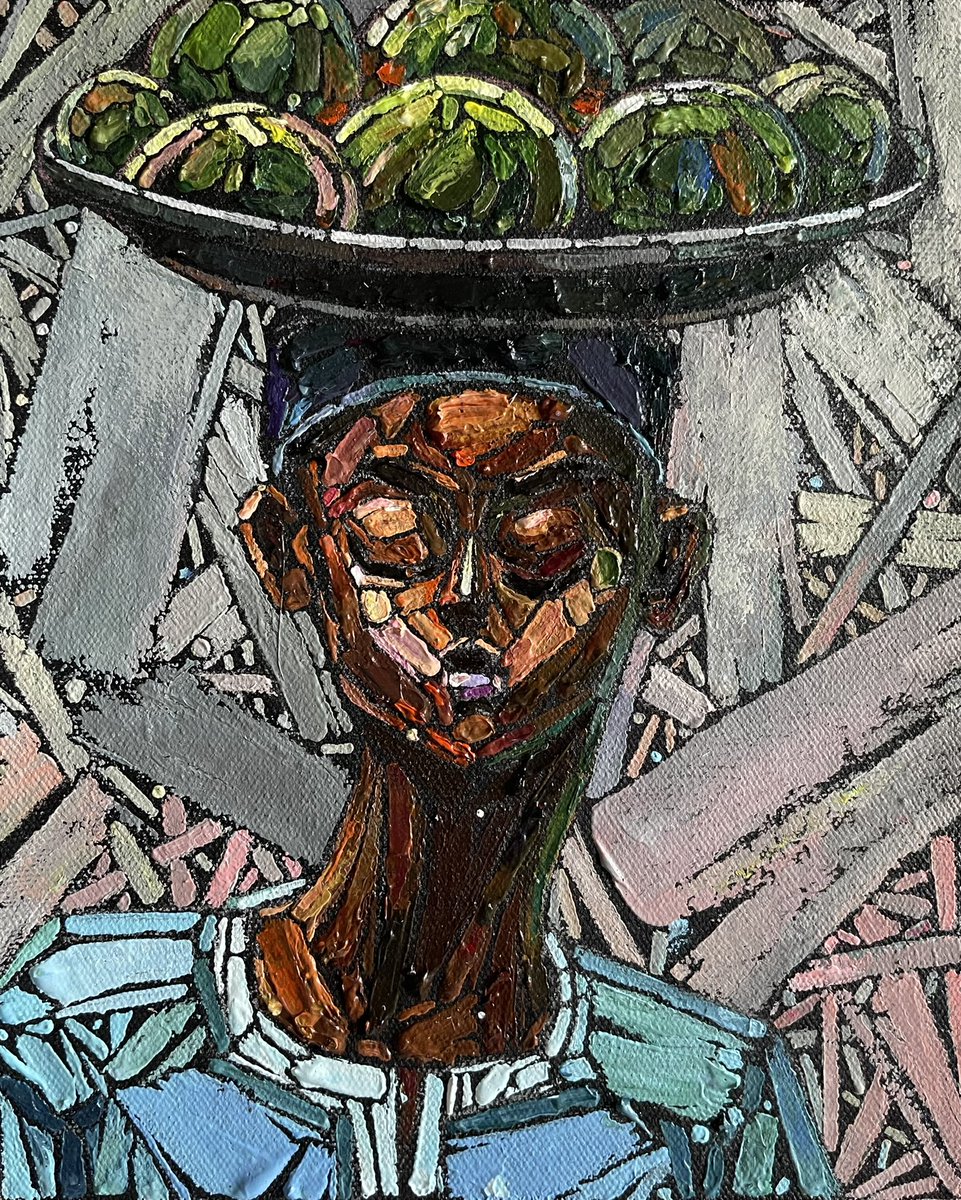 SegunPHILLIPS8's tweet photo. THE FRUITS SELLER
Acrylic on canvas 
Miniature painting 
SegunPHILLIPS
#art #artgallery #abstractart #contemporaryart #visualart #myartwork #artlife #ocula #afordableartfai https://t.co/YYSfDZWRrj