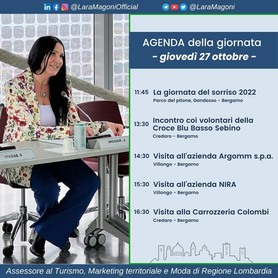 LaraMagoni's tweet photo. Una nuova giornata alla scoperta delle piccole grandi eccellenze del nostro territorio!
Questa mattina un evento meraviglioso nel segno della solidarietà. Nel pomeriggio, invece, un ricco tour tra le realtà di #Credaro e #Villongo https://t.co/UmHTJlx0SV
