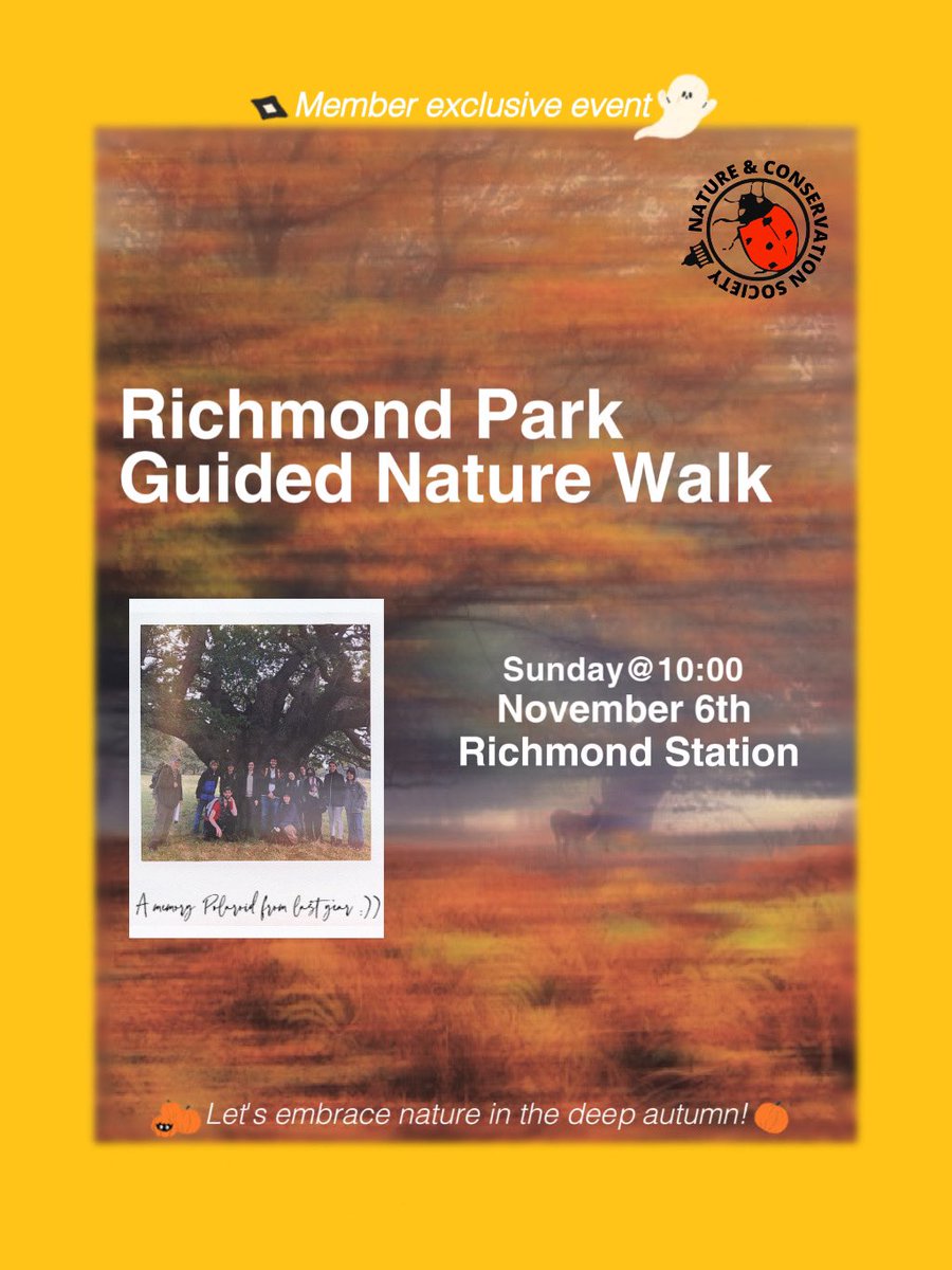 UCL Nature & Conservation Society tweet media