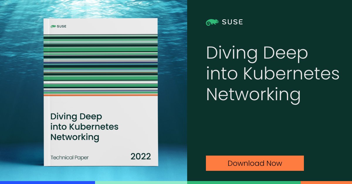 SUSE_CZ's tweet image. Diving Deep into Kubernetes Networking: okt.to/UM9wtk
Obohaťte své znalosti Kubernetes o tuto příručku. Stahujte zdarma!
#ContainerNetworkInterface #Flannel #Calico #MultusCNI #Cilium #KubeVip #MetalLB #LoadManager #Ingress #whitepaper #k8s