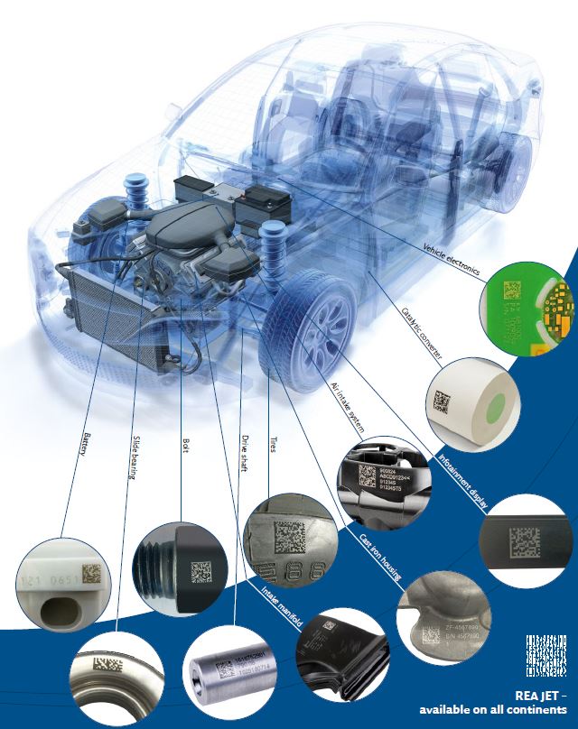 REA_JET_UK's tweet photo. #REAJET has specialized solutions for direct part marking (DPM) and verifying code quality for the automotive industry with Contact Free laser solutions, spray technology and inkjet marking technology.
For more information: https://t.co/gse9SVDmfj
#ReaJetUK #DateCoding #Laser https://t.co/lZ7JY5junJ