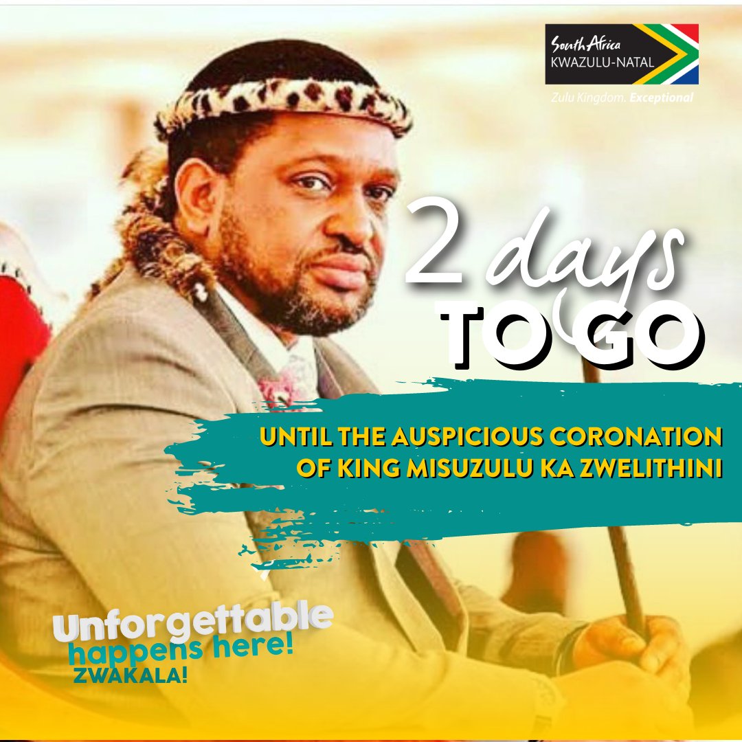 If you're traveling to KZN for this auspicious event, we hope that you get the chance to really experience the warmth and hospitality that our province offers! #KZNHasItAll #BelieveIt