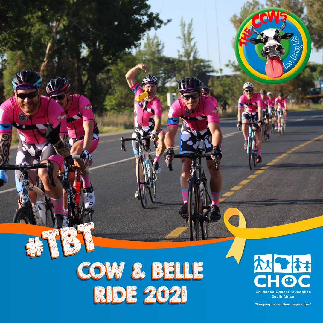 CHOCfoundation's tweet photo. #ThrowbackThursday
Who remembers our 2021 Cow and Belle ride?
The CHOC Cows gathered together to stampede, on bikes 😉, in support of our superhero children and teens 🥰
#JoinTheHerd next month 🚲🎗
Register here 👉 https://t.co/C4K69RpAQd
#CHOCCows #CowAndBelle #CHOCSA https://t.co/oEcaZNXGhO
