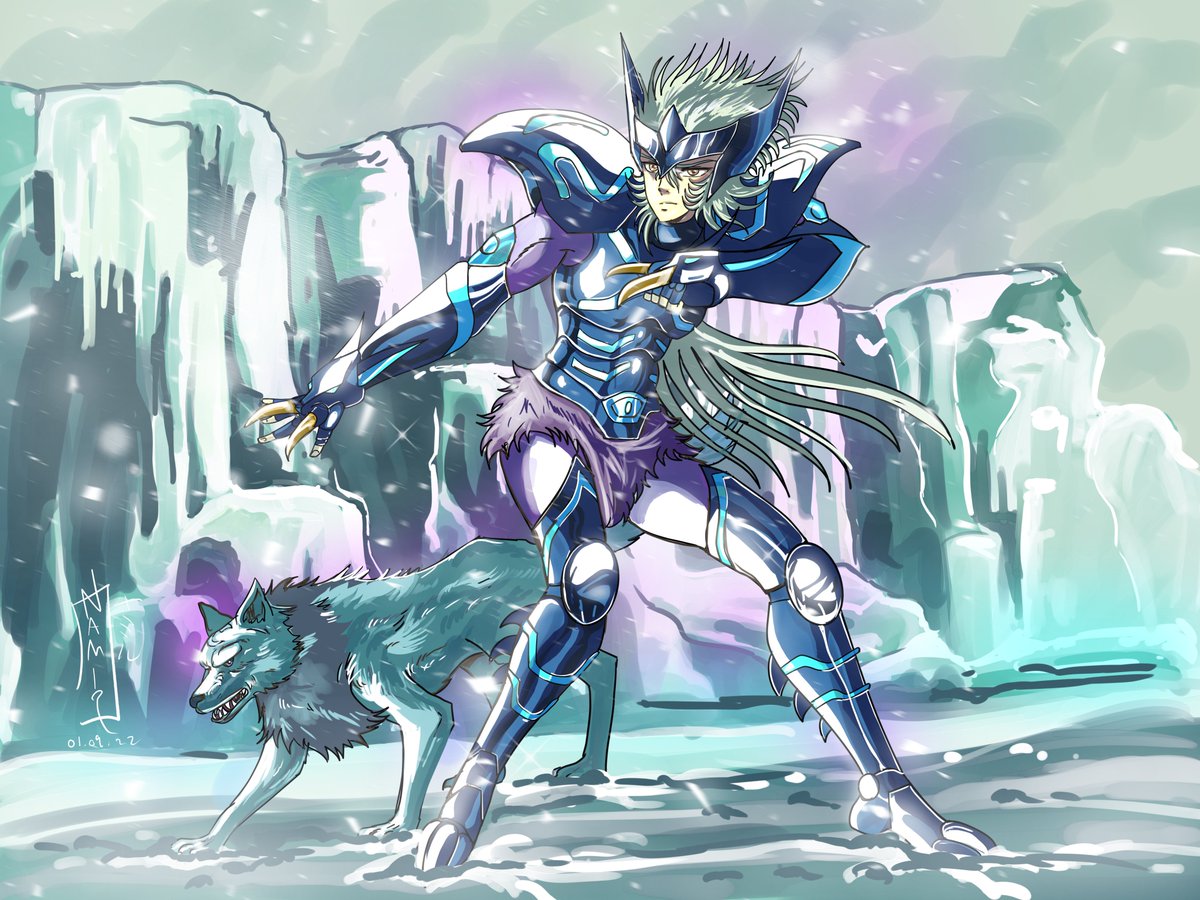 namirokami's tweet photo. j'en profite aussi pour poster ce fanart de fenrir d'alioth réalisé il y a qqs temps ;)  #saintseiya #聖闘士星矢 #セイントセイヤ #cabalerosdelzodiaco #cdz #cavaleirosdozodiaco  #fanart #asgard #LosCaballerosdelZodiaco #Asgardchapter #godwarrior #Epsilon #Fenrir https://t.co/x2nCYArtee