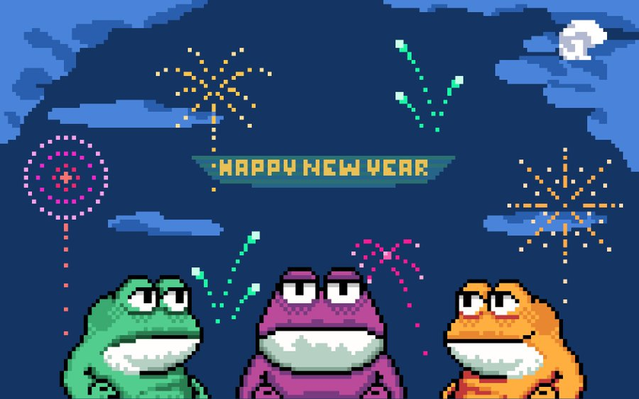 SwampverseNF_'s tweet photo. The Swampverse team wishes everyone a healthy, positive and prosperous year for 2022! https://t.co/hanGiXWSMC