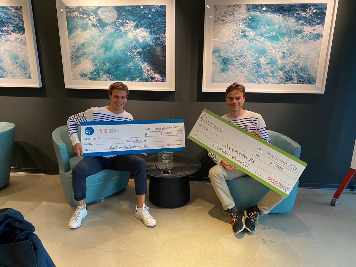⚓ Louis Bridlance et Émile Raison obtiennent la deuxième place au concours Start-up Challenge 2022 ! 

Nos deux élèves ingénieurs ont défendu leur projet Mooring Solution au cours de la finale qui s'est tenue à Seattle, le 22 octobre. Quelle fierté !