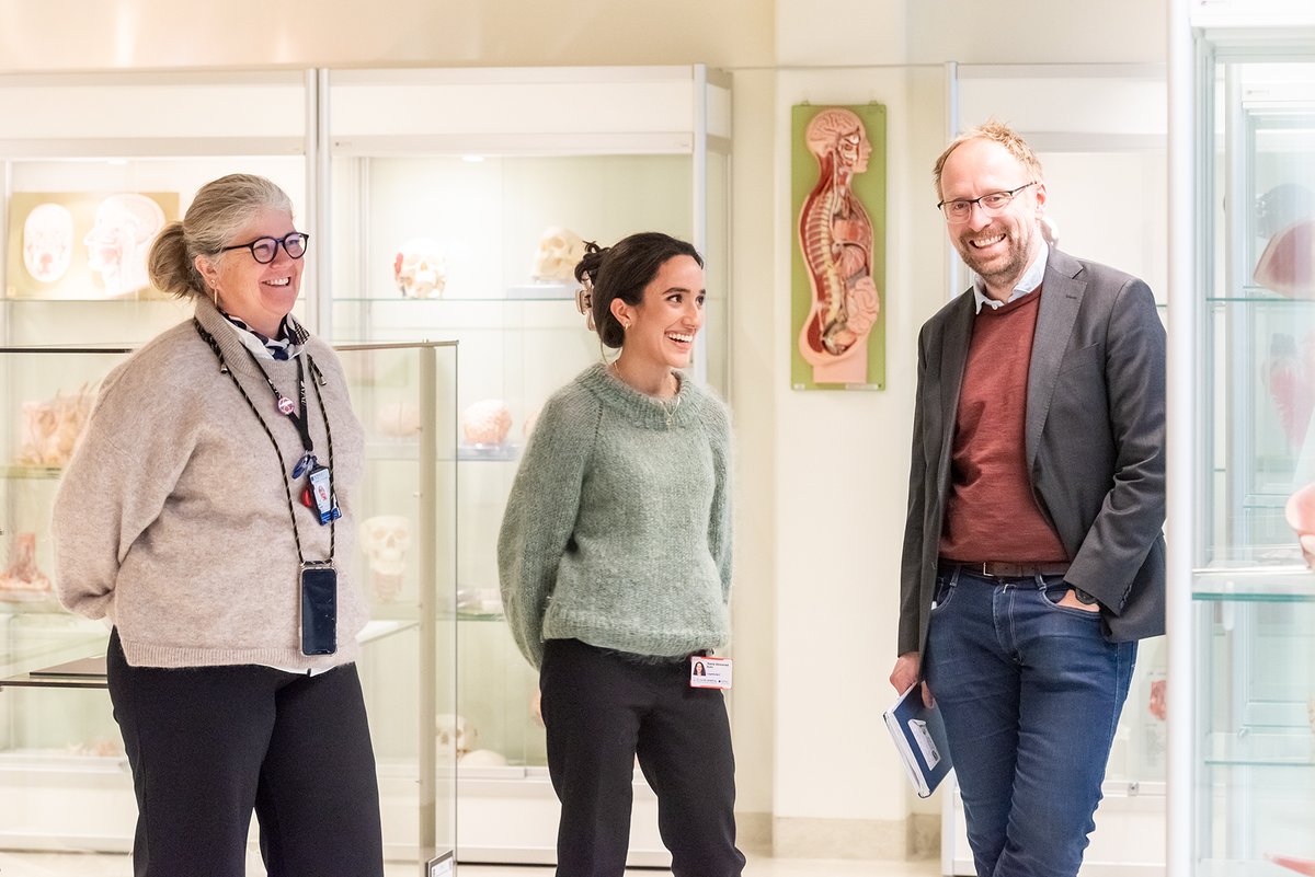 AnatomyNTNU's tweet photo. Thank you to the Embassy of France in Oslo 
@AmbaFr_Norge for visiting the anatomical collection at 
@NTNUikom. https://t.co/iBczk42AEr