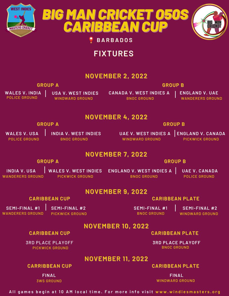 Cricket West Indies Masters Association tweet media