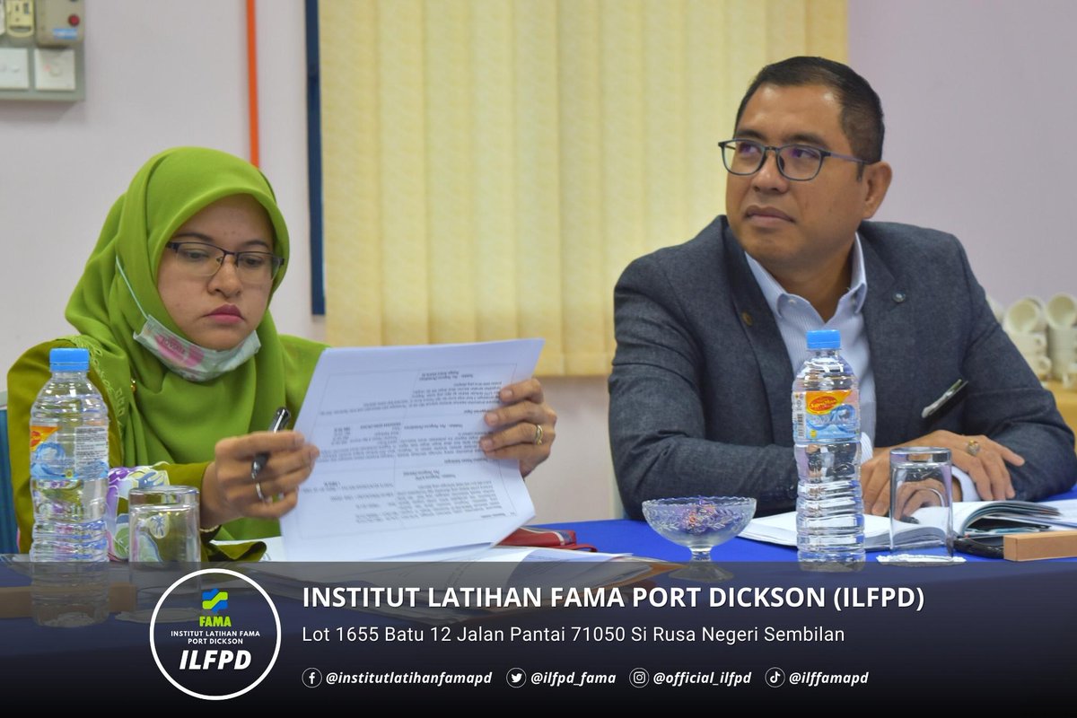 ilfpd_fama's tweet photo. 27 Oktober 2022 (Khamis) | Bilik Seminar Bougenvilla, ILFPD

MESYUARAT PENGURUSAN INSTITUT LATIHAN FAMA PORT DICKSON (ILFPD) BIL. 3/2022

@fama_sembilan
#institutlatihanfama 
#portdickson
#famadihatirakyat
#famanegerisembilan https://t.co/C1Dix4OsId