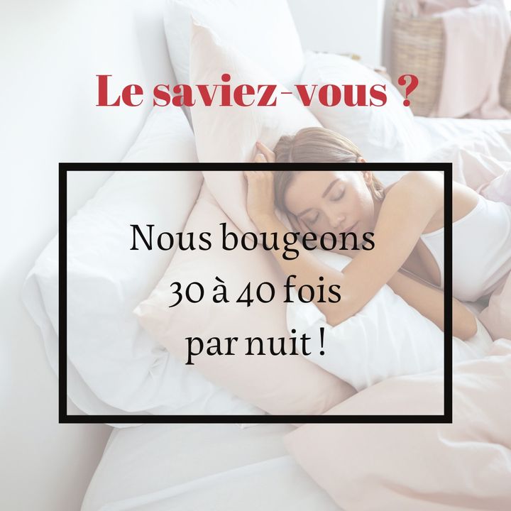Chaque nuit un dormeur se retourne en moyenne 40 fois dans son lit, soit 14.600 mouvements nocturnes chaque année, de quoi mettre à rude épreuve son matelas au fil du temps.
En conséquence, il est important d’avoir un matelas de qualité et de changer régulièrement sa literie !