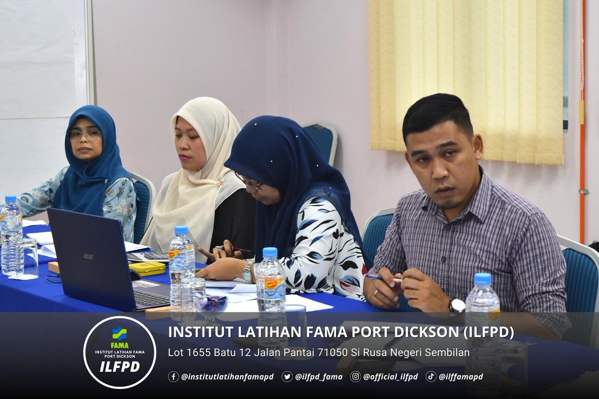 ilfpd_fama's tweet photo. 27 Oktober 2022 (Khamis) | Bilik Seminar Bougenvilla, ILFPD

MESYUARAT PENGURUSAN INSTITUT LATIHAN FAMA PORT DICKSON (ILFPD) BIL. 3/2022

@fama_sembilan
#institutlatihanfama 
#portdickson
#famadihatirakyat
#famanegerisembilan https://t.co/C1Dix4OsId
