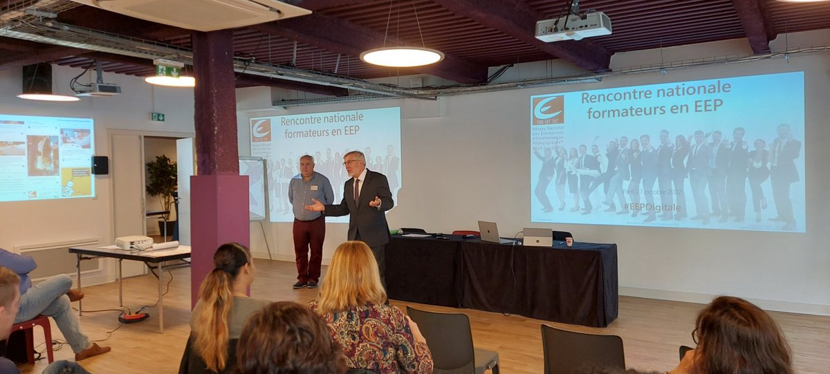 Jean Auroux, président du REEP Euro Ent'Ent, ouvre les débats et échanges de notre rencontre nationale des Formateurs en EEP #REEP #EntrepriseEntrainement #eepdigitale #PenWorldwide