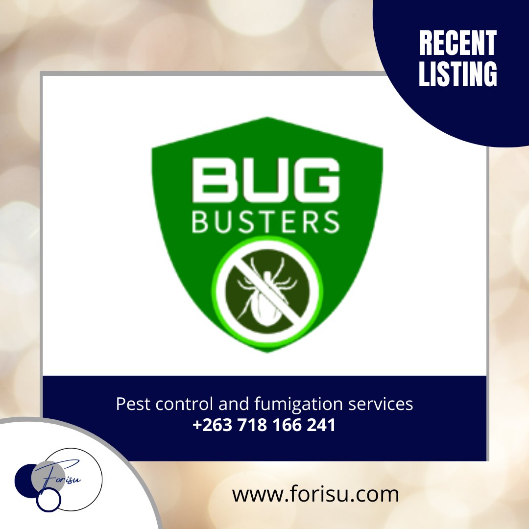 forisu_zim's tweet photo. #Recentlisting on For-Isu

✅ Residential, Industrial and Commercial Pest and Fumigation Services

Find more services at https://t.co/GdmFFccJ2q https://t.co/3UbuIL63sV