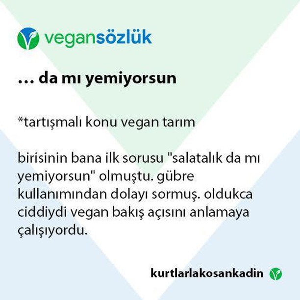 Sen de yazar olarak fikirlerini ve tecrübelerini aktarabilir, veganlıkla ilgili konularda bildiklerini paylaşan yazarlara katılabilirsin🌱

#vegansözlük #barıştabağındabaşlar #vegan #veganol #govegan #thefutureisvegan #veganlarneyer #vegansozluk #ang… instagr.am/p/CkNa6Qpqkwm/